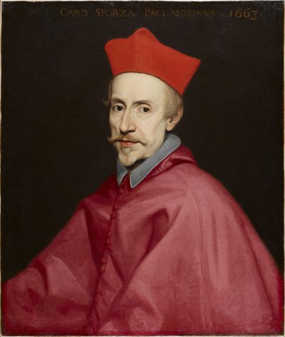 Portrait of Pietro, Cardinal Sforza Pallavicino by Unbekannt Unbekannt